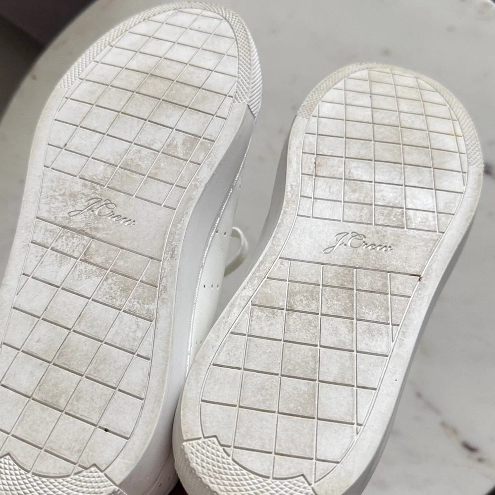 J crew Saturday Sneakers With Dark Suede Detail Size 8